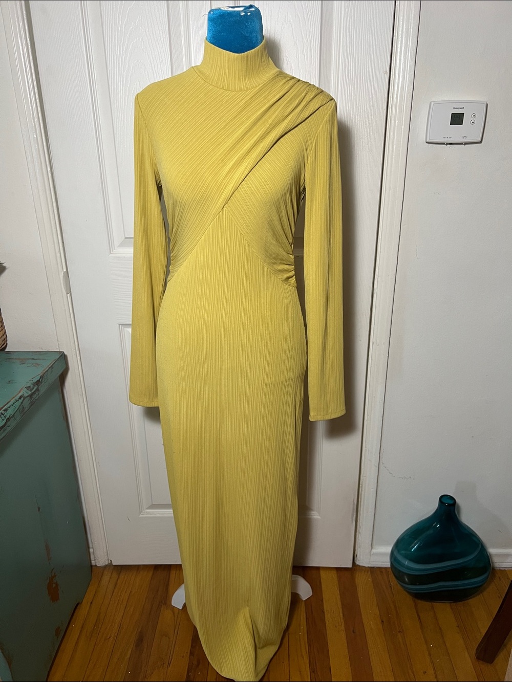Reformation Mallorie Knit Ribbed Dress Women’s Small